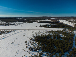 Ural village far away in the mountains of tsarist times
