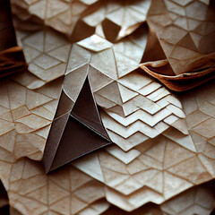 background made of triangles