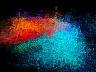 color abstraction for desktop screensavers and background