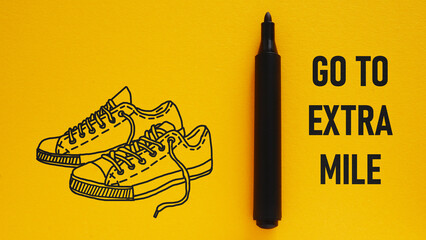 Go To Extra Mile is shown using the text