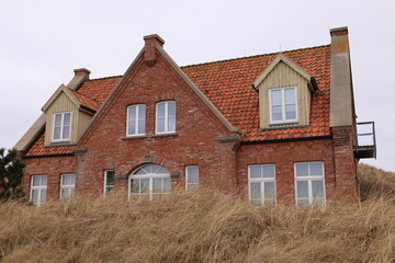 Historisches Gebäude auf der Nordseeinsel Juist