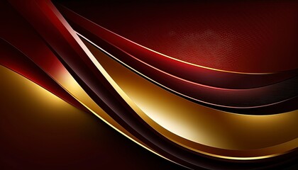 A gold and red abstract gradient , ai generated