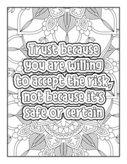 Affirmative quotes coloring page. Positive quotes coloring page. motivational quotes coloring pages design .inspirational words coloring book pages design. Motivational swear word. motivational