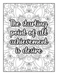  Affirmative quotes coloring page. Positive quotes coloring page. motivational quotes coloring pages design .inspirational words coloring book pages design. Motivational swear word. motivational