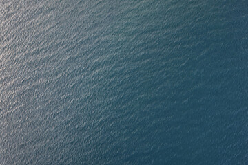 Turquoise color sea water