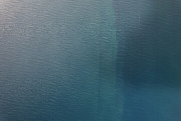 Transparent turquoise sea water