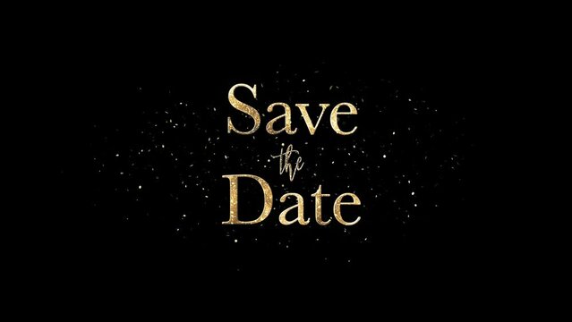Save The Date Alpha Channel