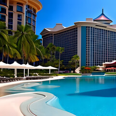 pool in hotel