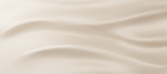 Fototapeta na wymiar Milk liquid texture background. White cosmetic cream soft texture backgroun