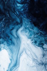 Obraz na płótnie Canvas Blue marble texture made with generative ai