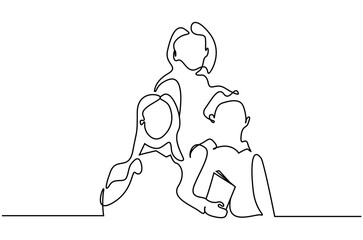 successful smart students and teacher posing together