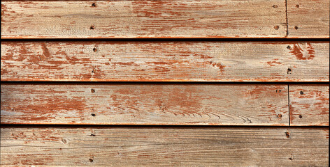 Fototapeta premium Cedar wood boards cleaned for stain or paint protection