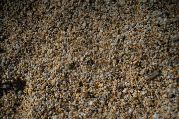 Sand texture. Medeterian sea in Alanya Turkey. 