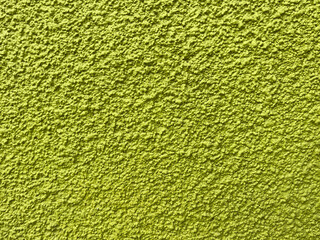 Colored Textured Background - Bright Acid Green / Yellow Stucco Wall