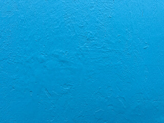 Colored Textured Background - Bright Blue Stucco Wall