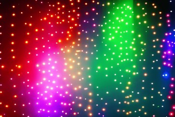 Abstract colorful lights generative ai