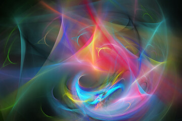 Abstract fractal background
