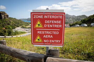 Zone interdite, défense d'entrer !
