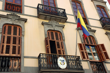 Kolumbianisches Konsulat in der Inselhauptstadt