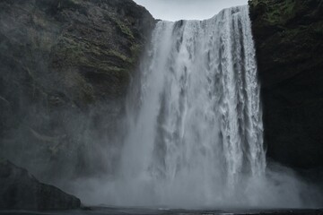 Waterfall in Iceland