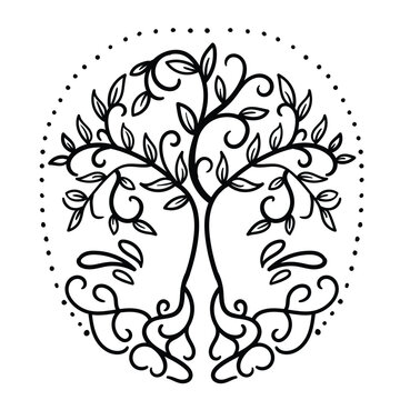 recommend clip art: Tree of Life , Yggdrasil vector	
                    