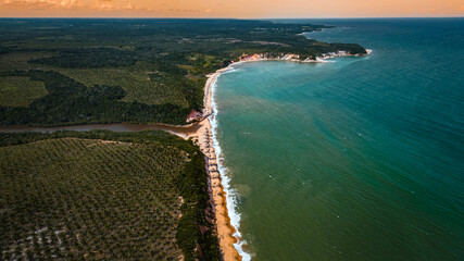 Tropical Caraíva Bahia Paisagem Natureza  Paraíso Turístico Vilarejo Férias Verão Praia Satu Rio Mar Comunidade Litorânea Ribeirinha Porto Seguro Costa Descobrimento APA Trancoso Monte Pascoal Igreja