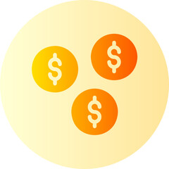 cash gradient icon
