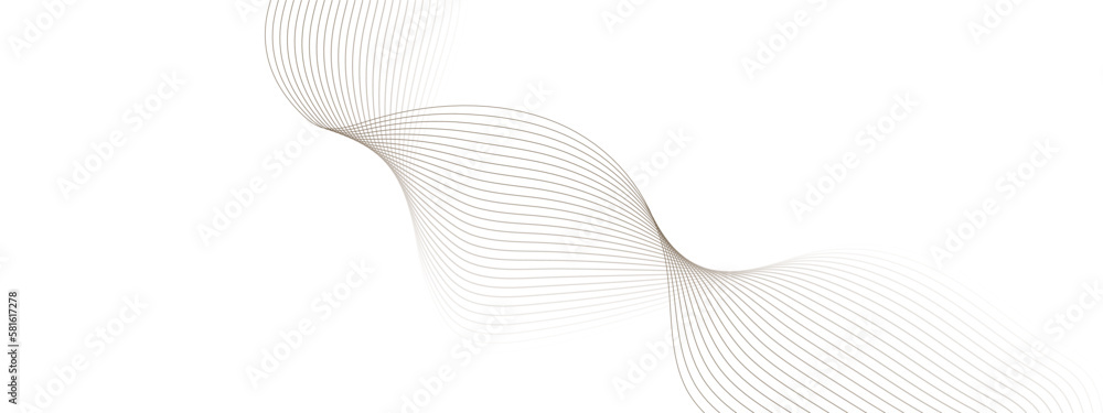 Poster abstract wave lines dynamic flowing colorful light isolated background. illustration design element 