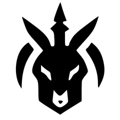 black and white of icon shape