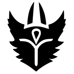 black and white of icon shape