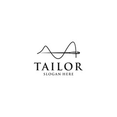 tailor logo template in white background