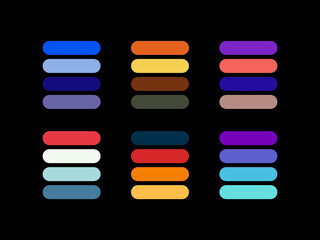 Obraz premium color, illustration, set, template, design, vector, colour, gradient, graphic, information, pastel, mix, palette, abstract, art, colorful, pattern, background, chart, guide, harmony, primary, print, r