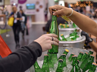 Cheft and promoters play a crucial role in product sampling at trade shows