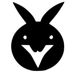 black and white of icon shape