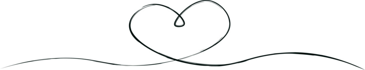 One Line Love Sign