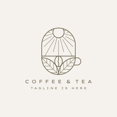 Vintage Coffee and Tea Logo Design