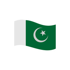 Pakistan flags icon set, Pakistan independence day icon set sign vector symbol