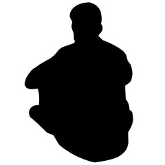silhouette of a person
