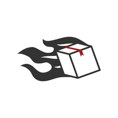 delivery logo template Icon Illustration Brand Identity. Isolated and flat illustration. Vector graphic