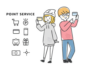 カードとサービス　若者