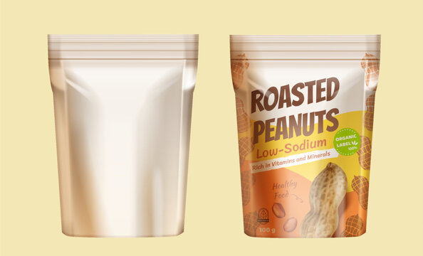 3D roasted peanut package set