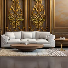 A minimalist living room1, Generative AI