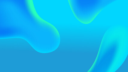 Abstract blue fluid background