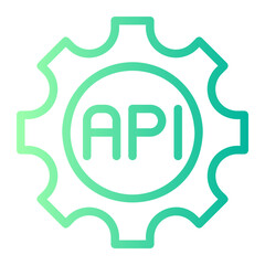 api gradient icon