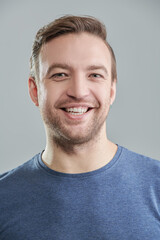 Obraz premium friendly positive man