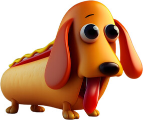 Hot dog Cartoon 