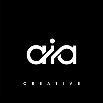 AIA Letter Initial Logo Design Template Vector Illustration