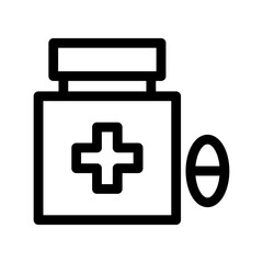 Obraz premium capsule icon or logo isolated sign symbol vector illustration - high quality black style vector icons 
