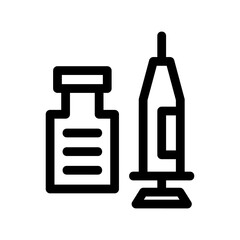 injection icon or logo isolated sign symbol vector illustration - high quality black style vector icons
