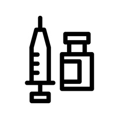 injection icon or logo isolated sign symbol vector illustration - high quality black style vector icons
